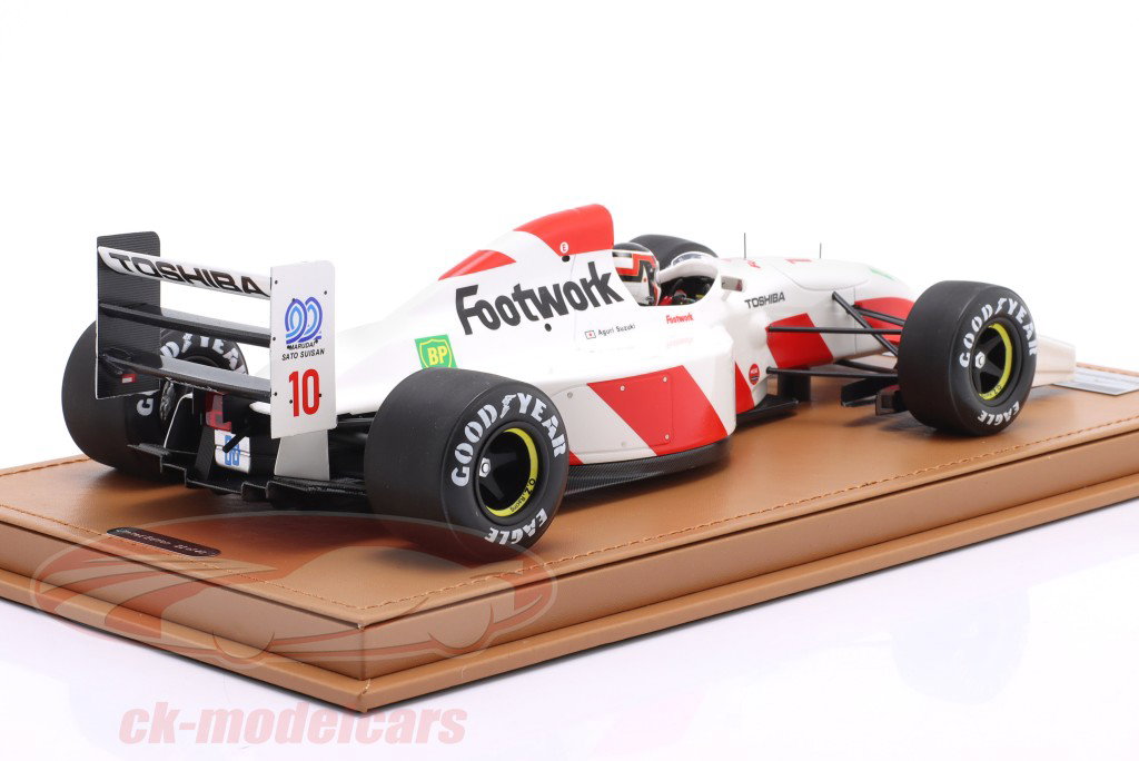 Aguri Suzuki Footwork FA13 #10 Japan GP Formel 1 1992 1:18 Tecnomodel