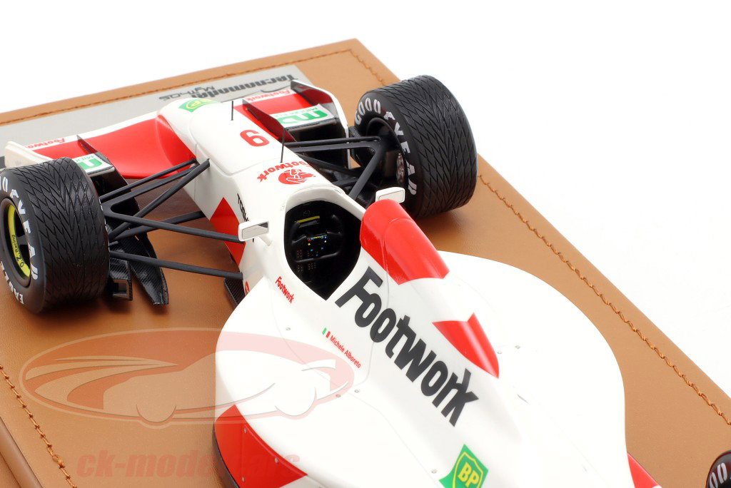 Michele Alboreto Footwork FA13 #9 5th Spanien GP formel 1 1992 1:18 Tecnomodel