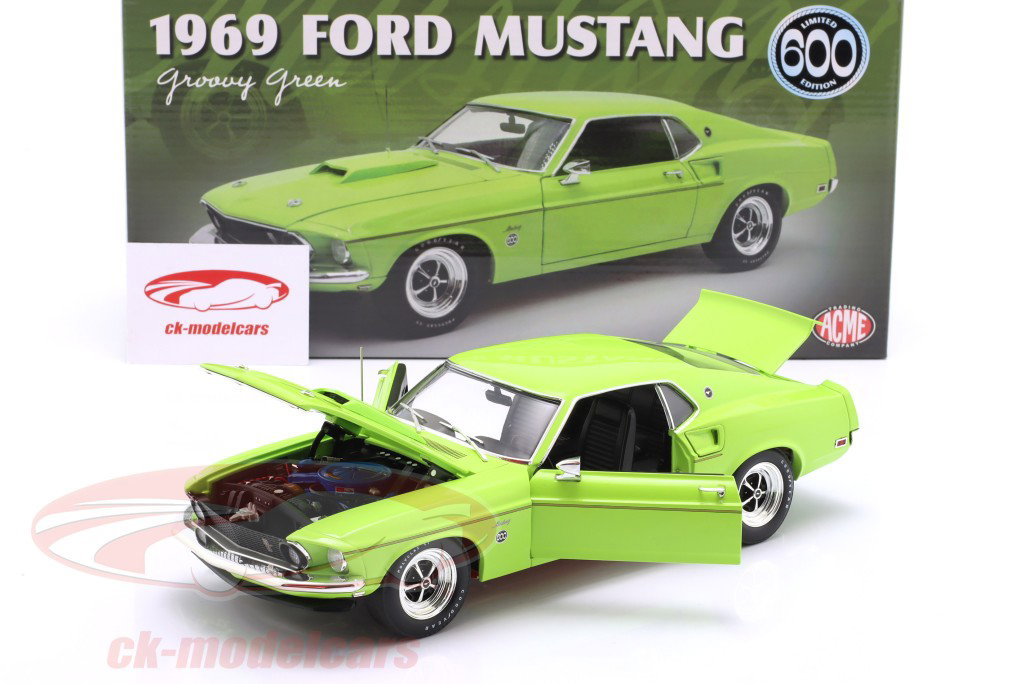 Ford Mustang 600 Coupe Ano de construção 1969 verde 1:18 GMP
