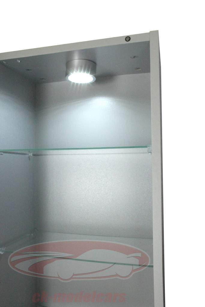 Display LED 21 LED Spot prata