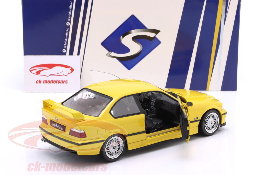 BMW M3 (E36) Coupe Año de construcción 1991 amarillo 1:18 Solido