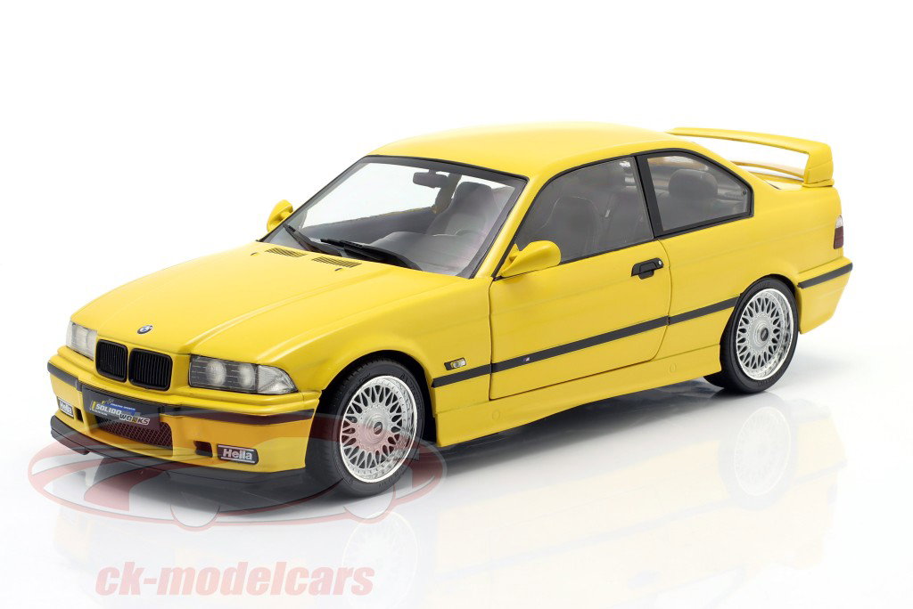 BMW M3 (E36) Coupe Année de construction 1991 jaune 1:18 Solido