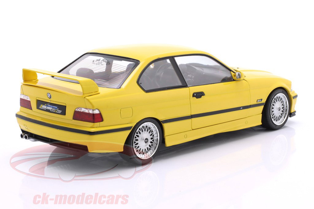 BMW M3 (E36) Coupe Année de construction 1991 jaune 1:18 Solido