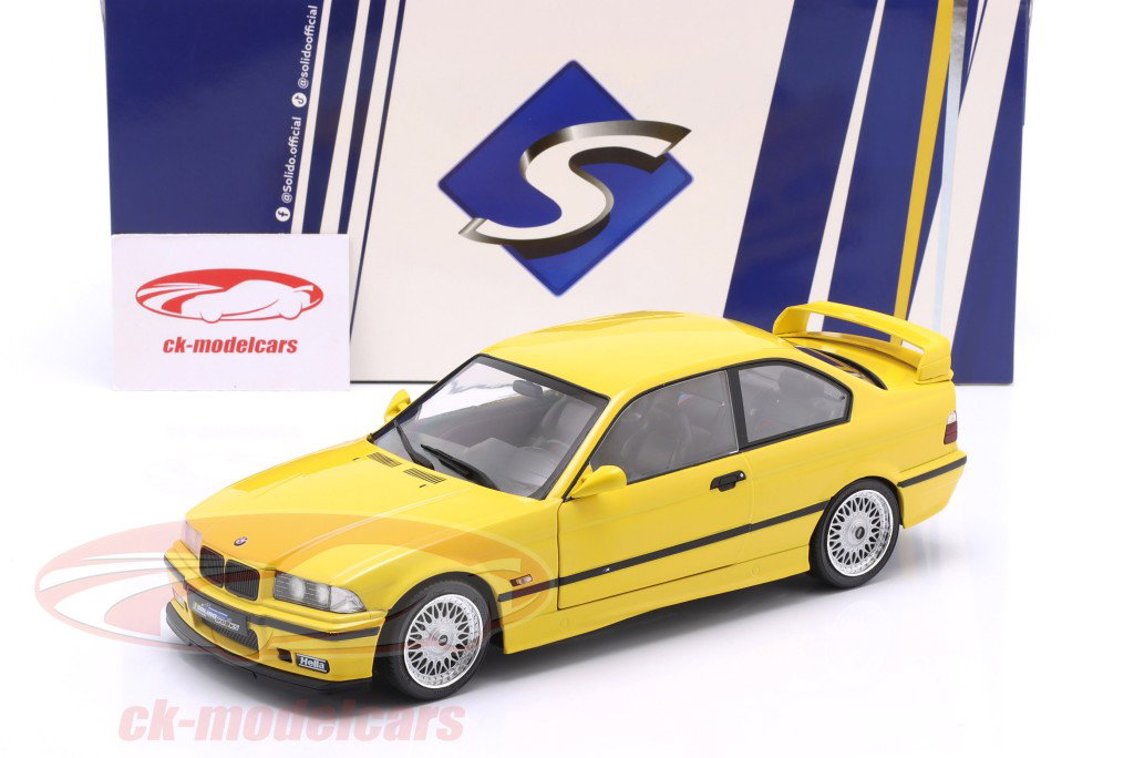 BMW M3 (E36) Coupe Année de construction 1991 jaune 1:18 Solido