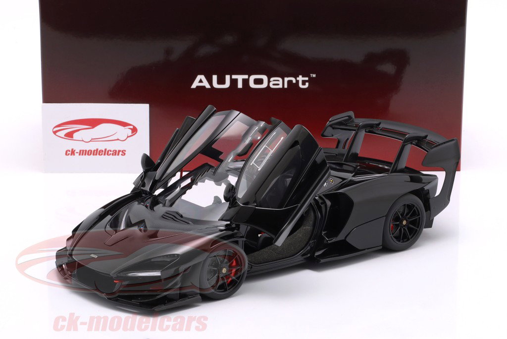 McLaren Senna GTR Année de construction 2019 noir onyx 1:18 AUTOart