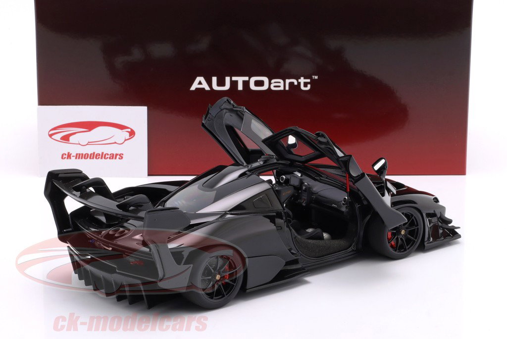 McLaren Senna GTR Année de construction 2019 noir onyx 1:18 AUTOart