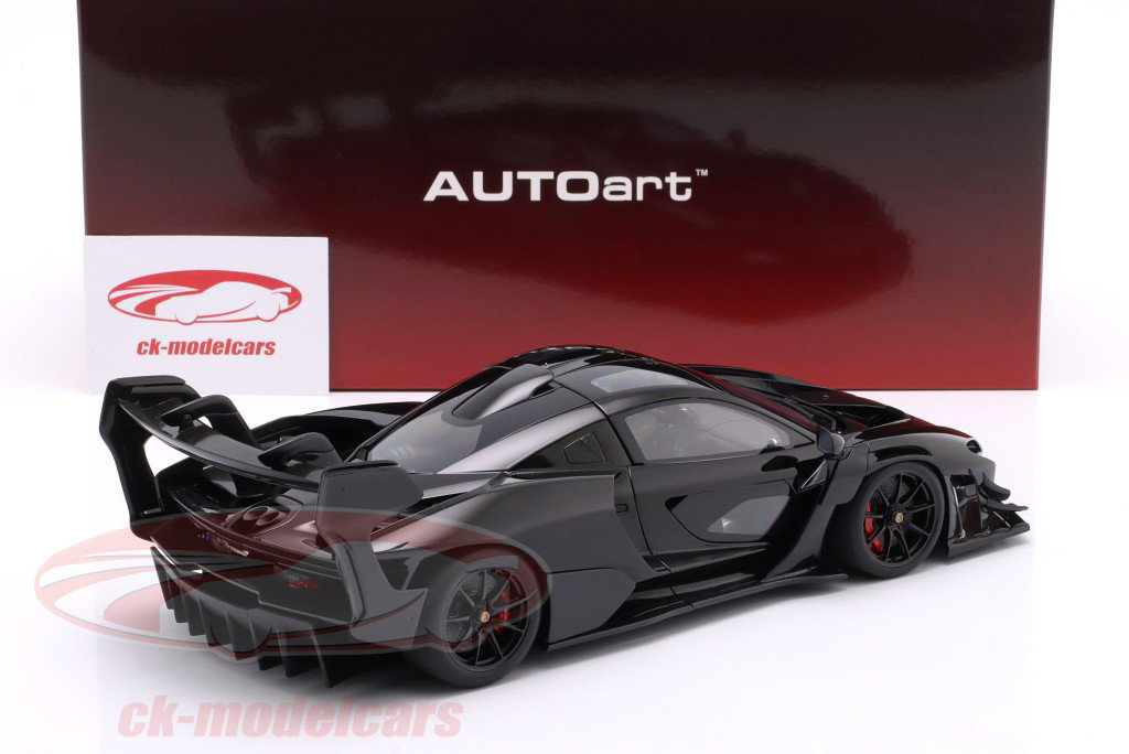 McLaren Senna GTR Année de construction 2019 noir onyx 1:18 AUTOart