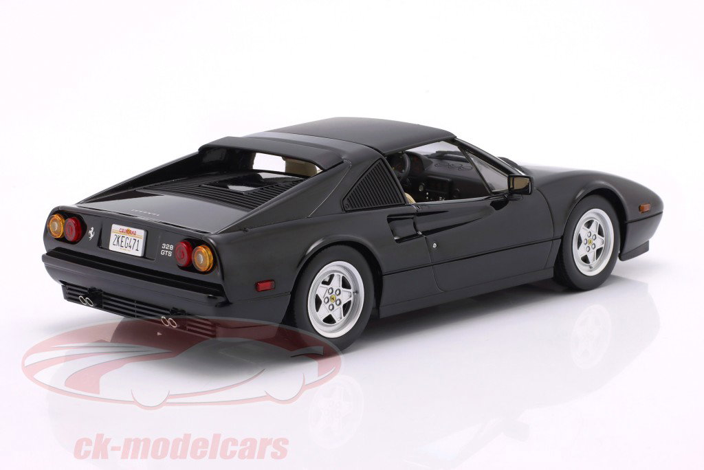 Ferrari 328 GTS US version Miami Vice 1985 black 1:18 KK-Scale