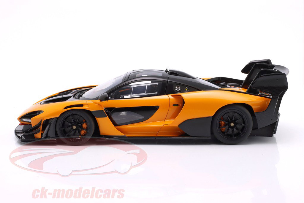 McLaren Senna GTR Année de construction 2019 orange 1:18 AUTOart