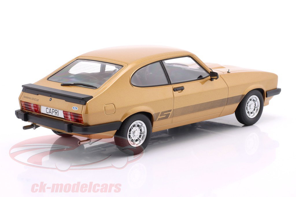 Ford Capri MK III 建造年份 1978 金子 金属 1:18 ModelCar Group