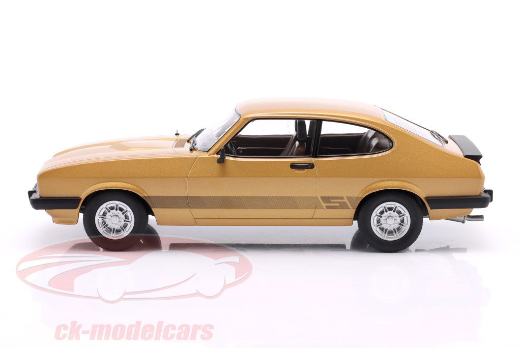 Ford Capri MK III Byggeår 1978 guld metallisk 1:18 ModelCar Group