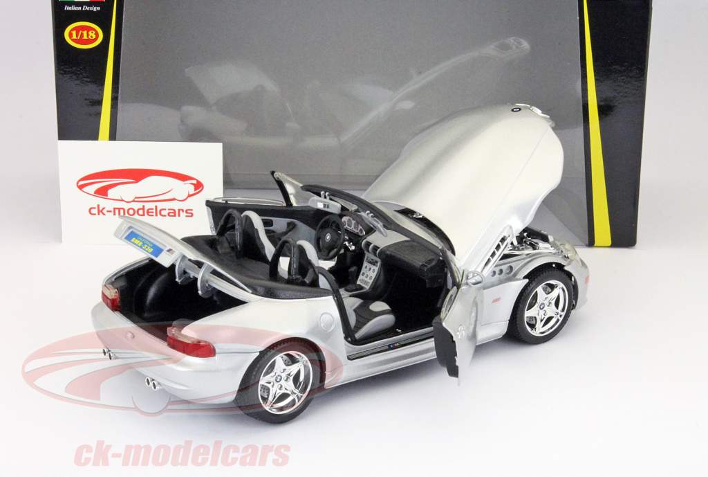 宝马M跑车银1:18 Bburago