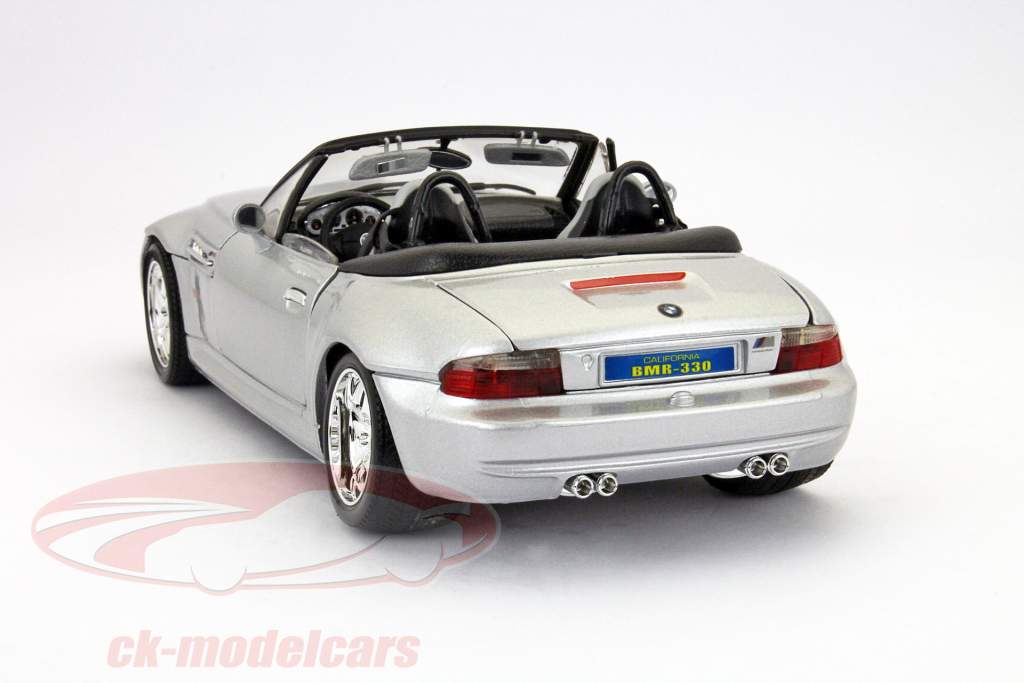 宝马M跑车银1:18 Bburago