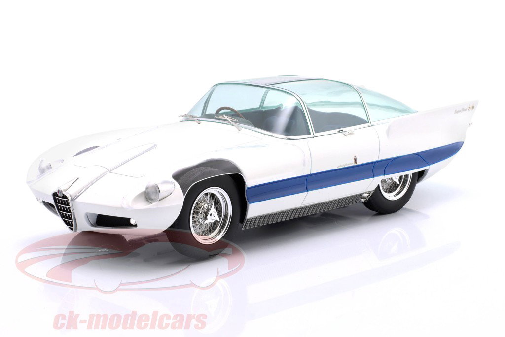 Alfa Romeo 6C 3000 Superflow I Pininfarina 1956 wit 1:18 MAXIMA