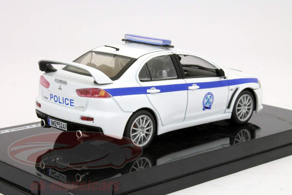 Mitsubishi Lancer Evolution X Polícia Grécia 1:43 Vitesse