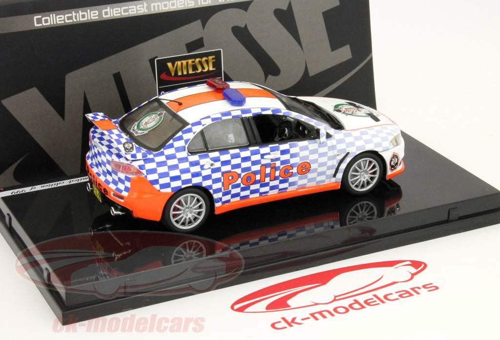 Mitsubishi Lancer Evolution Policía de Australia 1:43 Vitesse
