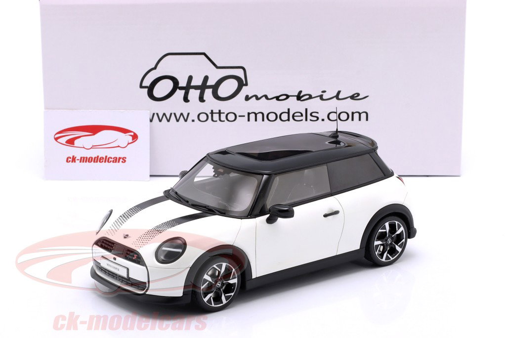 Mini Cooper S Année de construction 2025 blanc métallique 1:18 OttOmobile