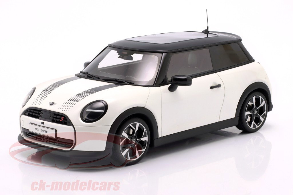 Mini Cooper S Année de construction 2025 blanc métallique 1:18 OttOmobile