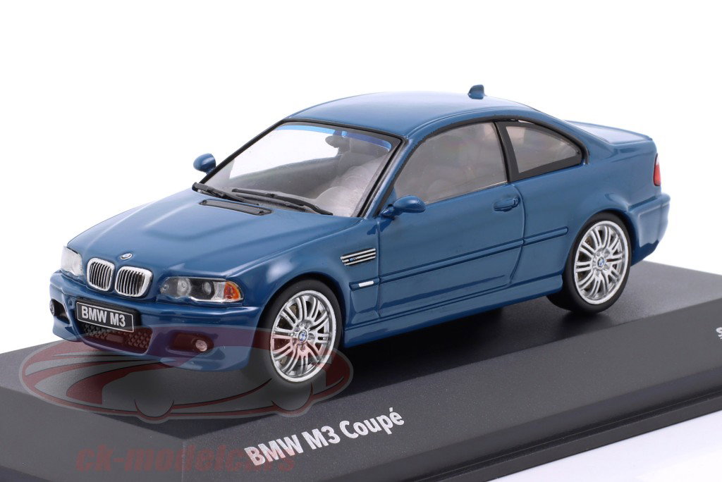 BMW M3 (E46) Coupe Année de construction 2000 Laguna Seca bleu 1:43 Solido