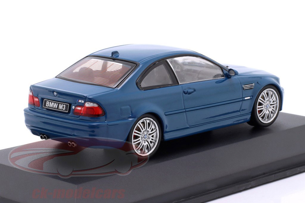 BMW M3 (E46) Coupe Année de construction 2000 Laguna Seca bleu 1:43 Solido