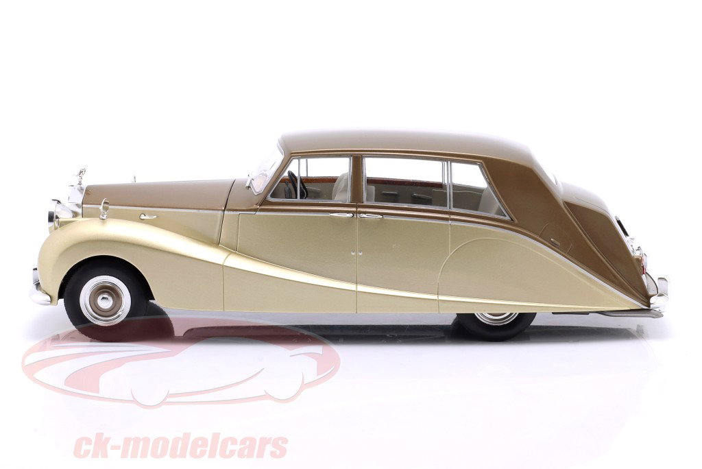 Rolls-Royce Silver Wraith Empress by Hooper 1956 brun / guld 1:18 ModelCar Group