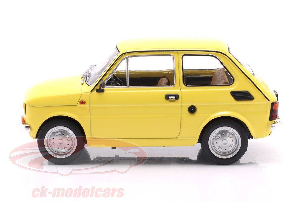 Fiat 126 建設年 1972 黄色 1:18 ModelCar Group