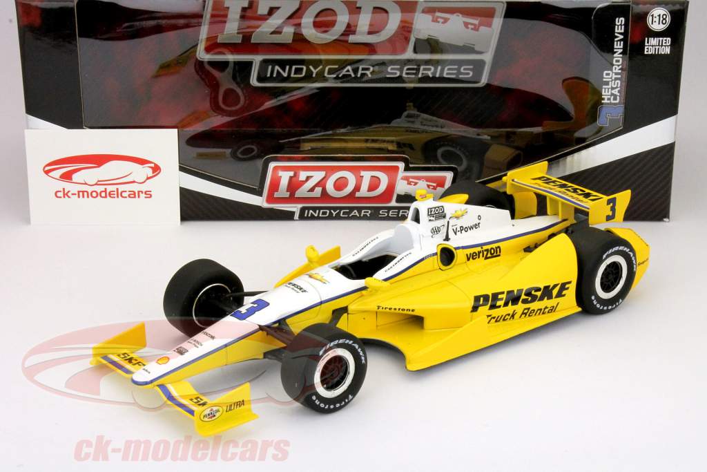 Х. Castroneves № 3 Indy автомобилей серии 2012 1:18 Greenlight