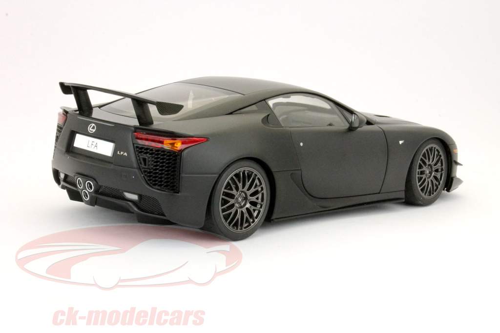 Lexus LFA Нюрбургринг построен в 2011 матовой черной AUTOART 1:18