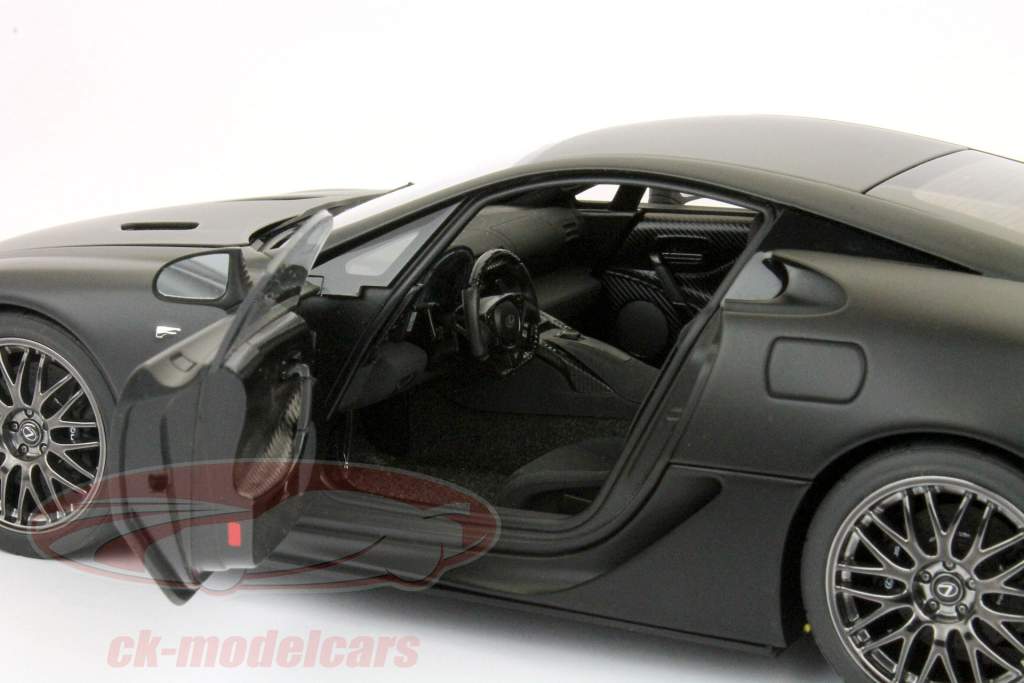 Lexus LFA Нюрбургринг построен в 2011 матовой черной AUTOART 1:18