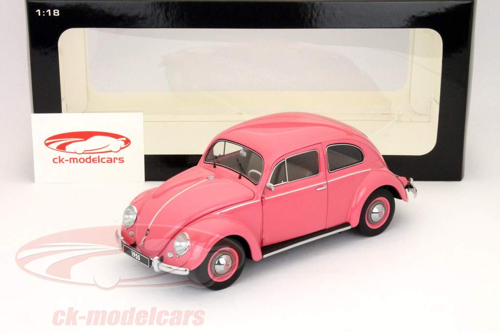 AUTOart 1:18 フォルクスワーゲンVWビートル1200年1955ピンク分