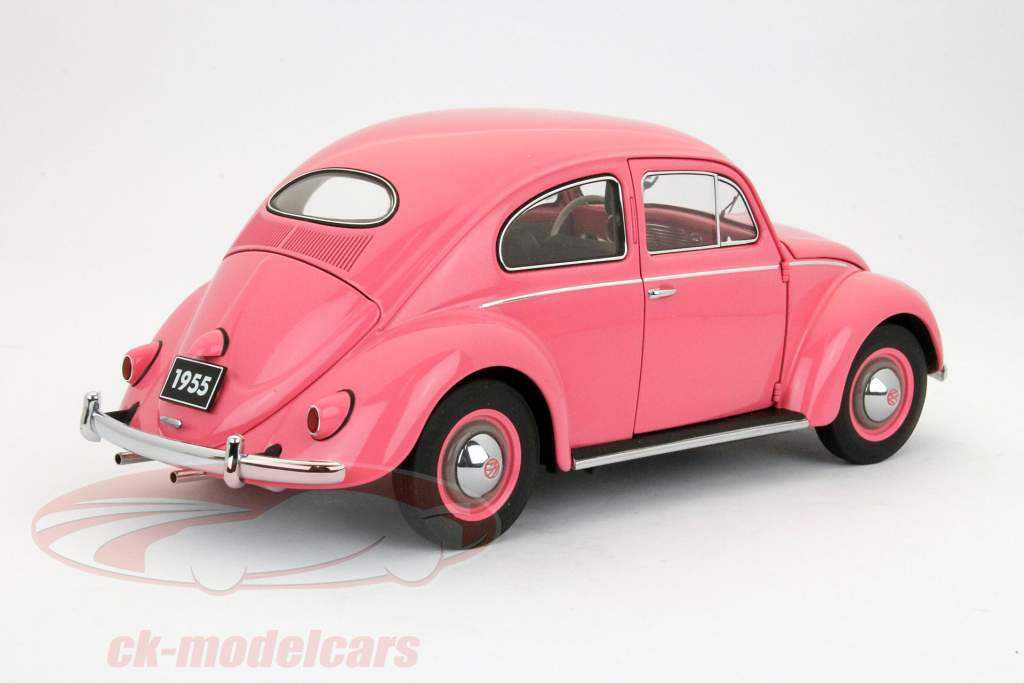AUTOart 1:18 フォルクスワーゲンVWビートル1200年1955ピンク分