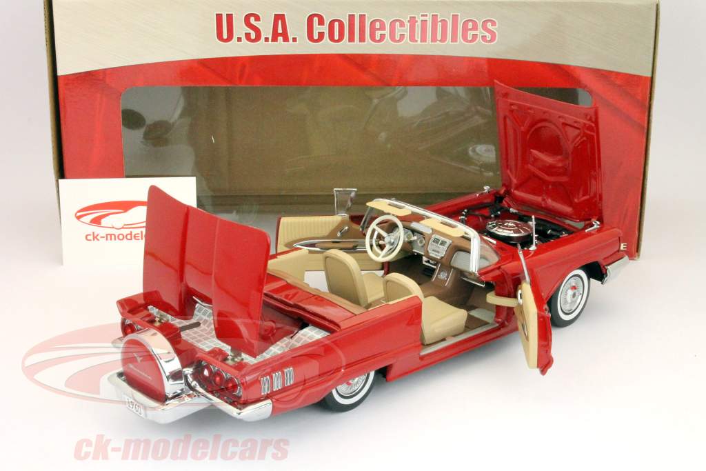 Ford Thunderbird Open Cabriolet Bj. 1960 rot / red 1:18 SunStar