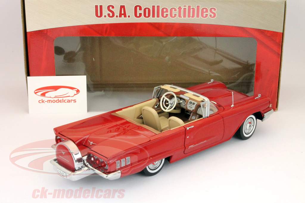 Ford Thunderbird Open Cabriolet Bj. 1960 rot / red 1:18 SunStar