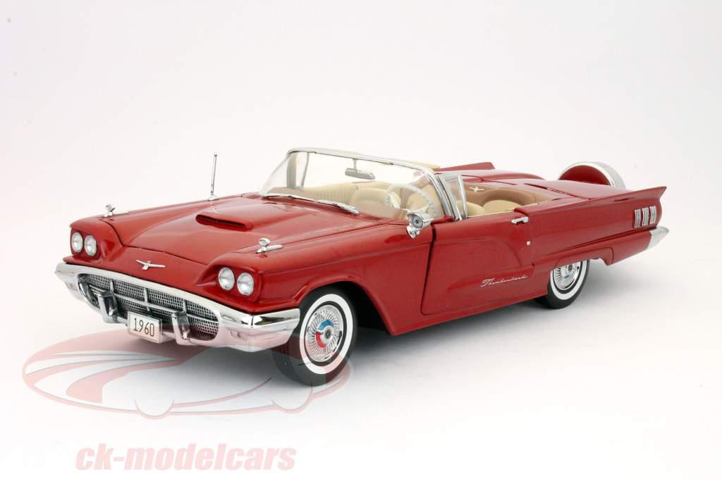 Ford Thunderbird Open Cabriolet Bj. 1960 rot / red 1:18 SunStar