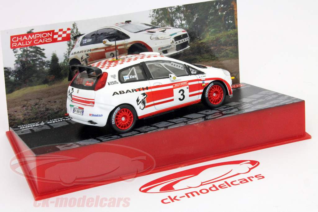 FIAT ABARTH GRANDE PUNTO S2000 * 美品 * Ixo 1:43 Fiat Grande Punto Abarth S2000 Rally Russia 2007