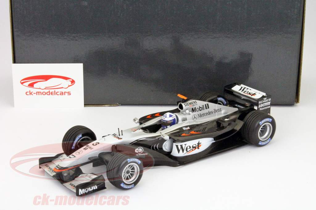 マクラーレン メルセデス MP4-17 1/18 ライコネン 2002 Minichamps 1:18 Kimi Räikkönen McLaren MP4-17 #4 Formula 1