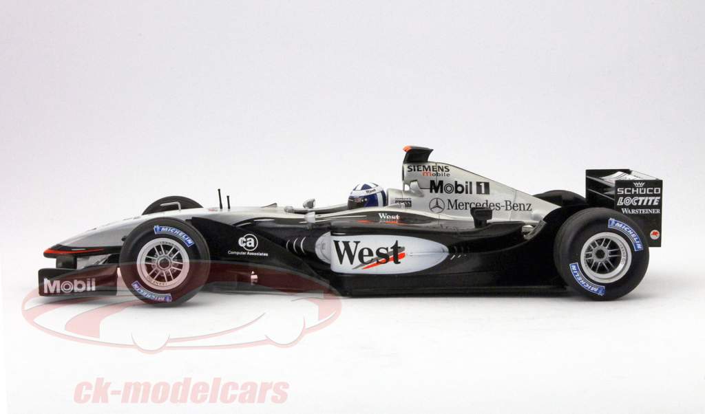 【ミニチャンプス　マクラーレン　メルセデス　MP4-17D 2002年1/18】 WOW EXTREMELY RARE McLaren MP4/17 David Coulthard French GP