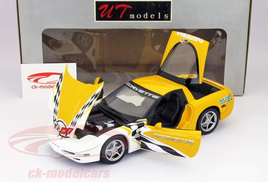 2000黄色の午前1時18分UTモデルのATシボレーコルベットペースカーデイトナロレックス