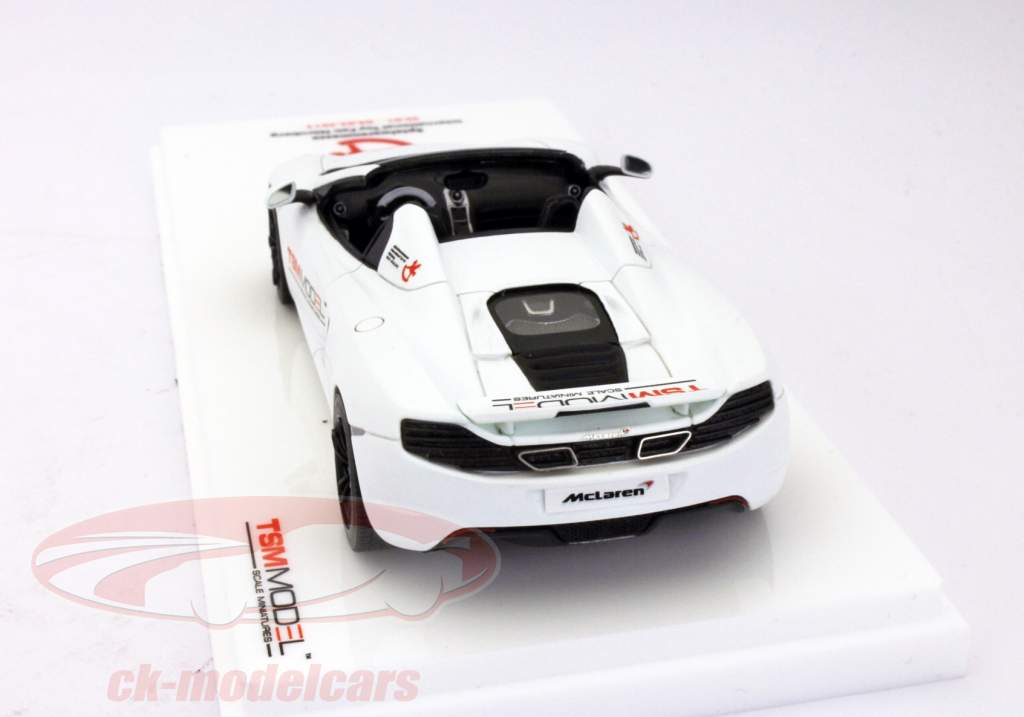 マクラーレンMP4-12Cスパイダーホワイトスペシャルエディションの玩具見本市ニュルンベルク2013年一時43 TrueScale