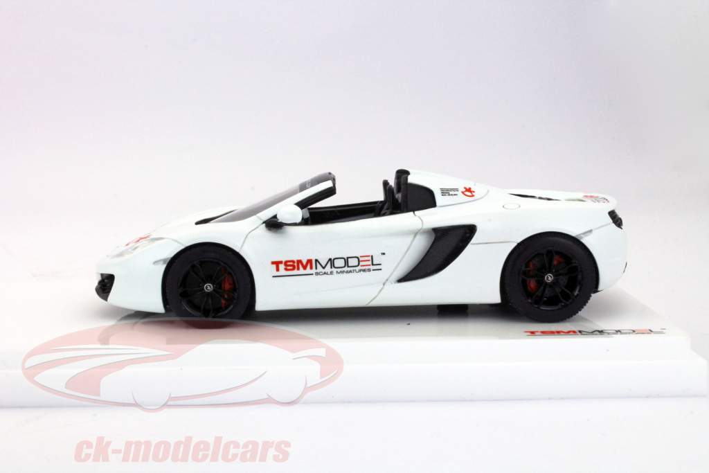 マクラーレンMP4-12Cスパイダーホワイトスペシャルエディションの玩具見本市ニュルンベルク2013年一時43 TrueScale