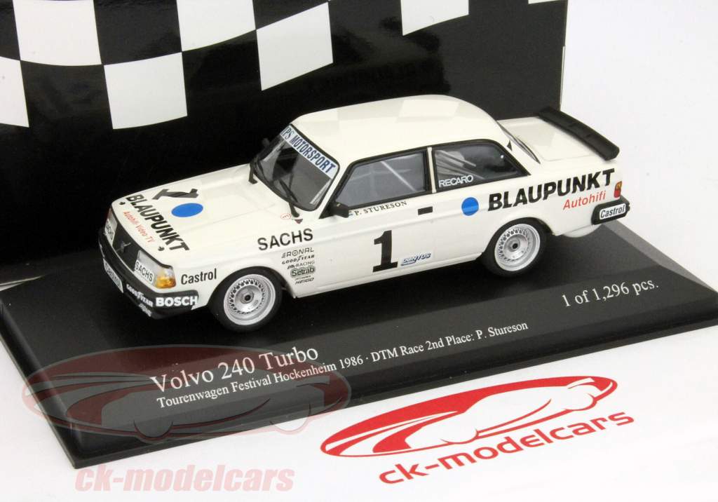 ミニカー 1/43 Volvo 240 Turbo 1986 DTM Minichamps 1:43 P. Stureson Volvo 240 Turbo DTM Hockenheim