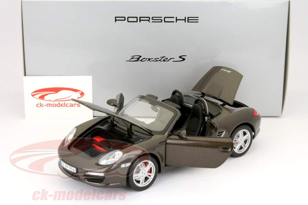 保时捷Boxster（987）S 2012年棕色NOREV 1:18