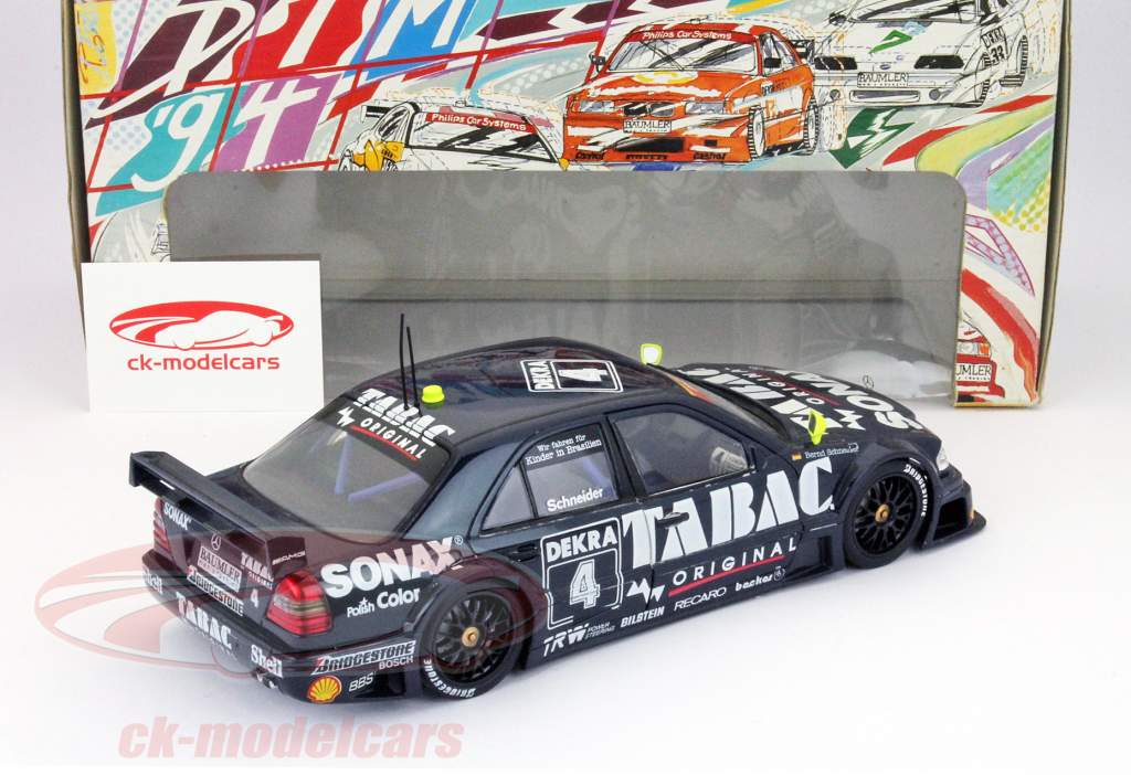 B. Schneider Mercedes C-Class #4 Team AMG DTM Tabac Original Sonax 1994 1:18 Minichamps