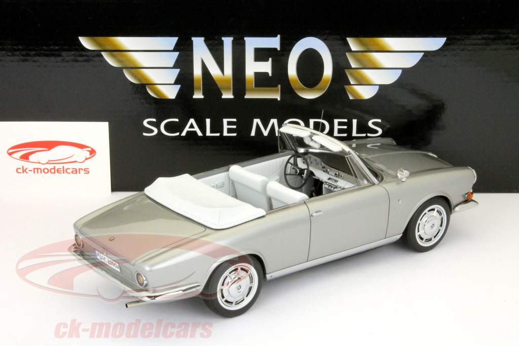BMW 3200 Quant Cabrio Bertone silber 1:18 Neo