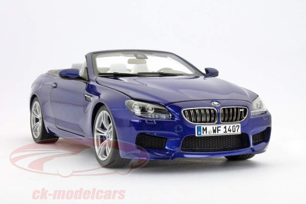 BMW M6 Cabriolet Blå 1:18 Paragon Models