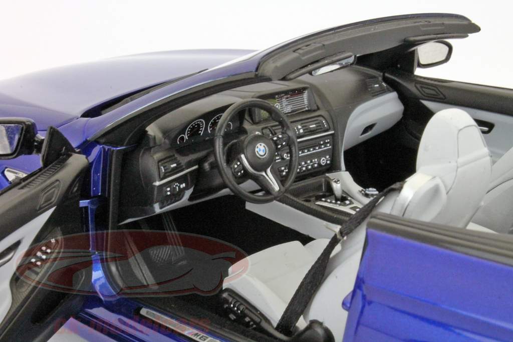 BMW M6 Cabriolet Blå 1:18 Paragon Models