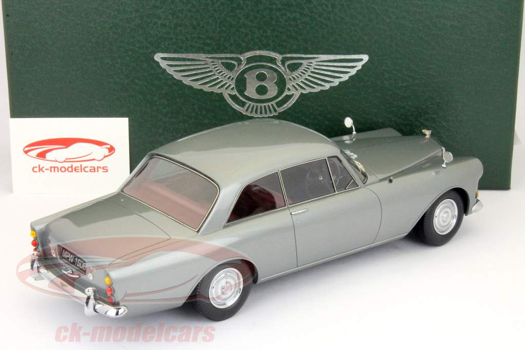 SIII Bentley Continental Mulliner Parque Ward FHC cinza Neo 1:18