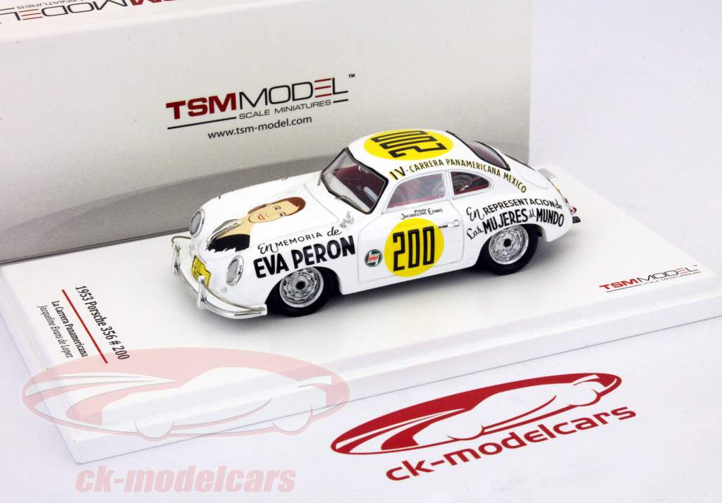 Porsche 356 #200 Carrera Panamericana 1953 1:43 TrueScale