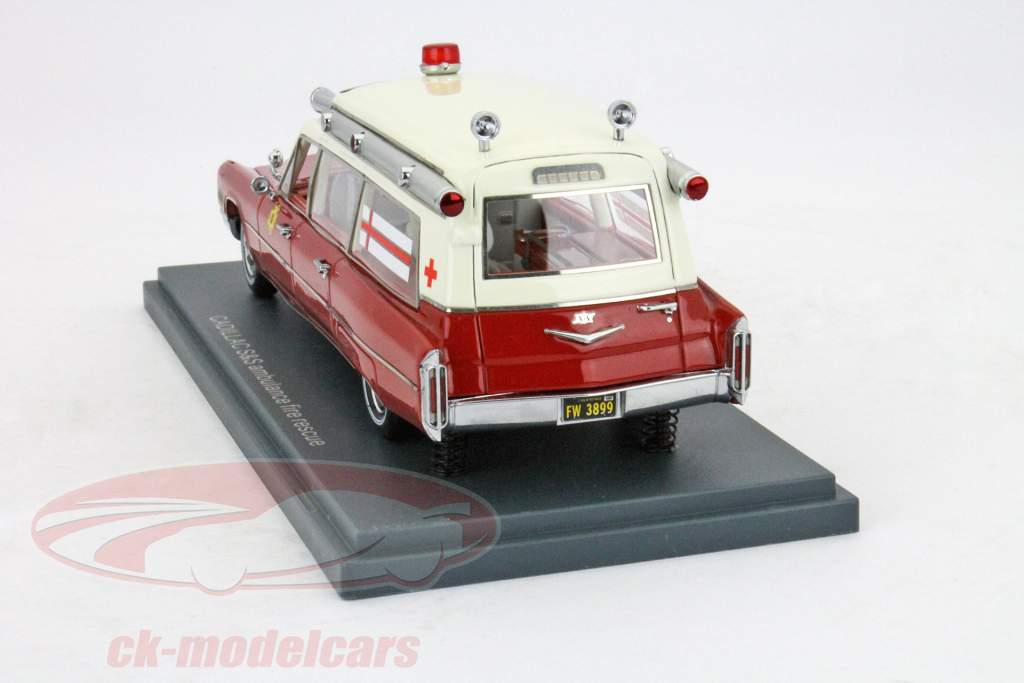 NEO スケールモデル 1/43 1960年 救急車 Neo 1:43 キャデラックS＆S救急消防隊 NEO43899 モデル 車