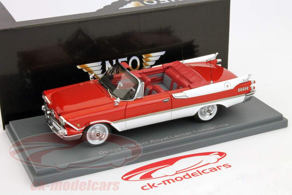 道奇定制皇家蓝瑟可换股红1:43新